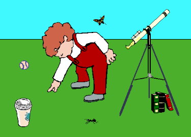 Crian�a aprendendo fora da sala de aula